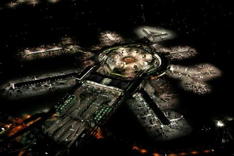 San Francisco International Airport At Night jigsaw puzzle